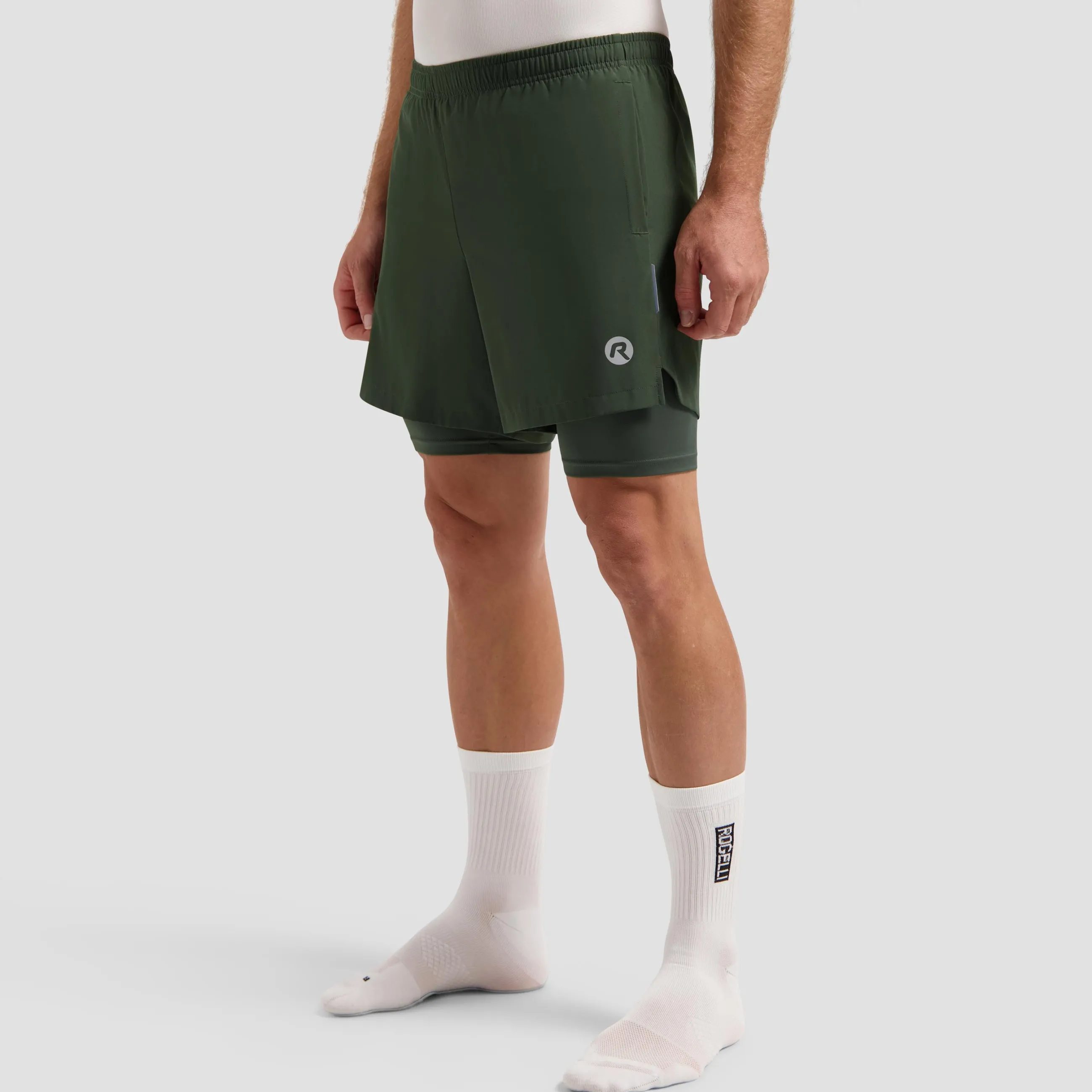 Hot Essential 2-in-1 Hardloopshort Heren Heren Broeken